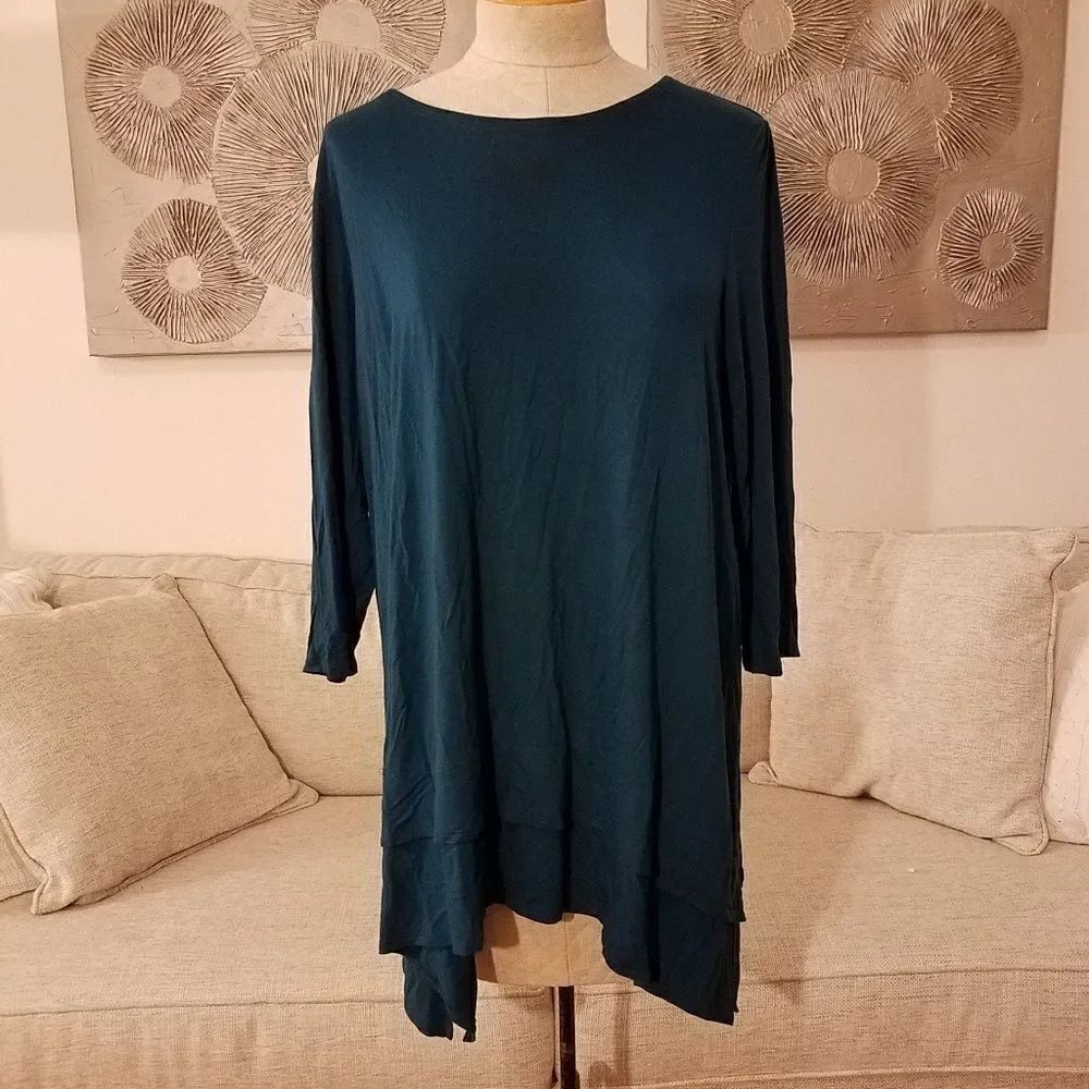Eileen Fisher Ballet Neck Tunic sz Large